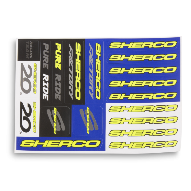 PLANCHE STICKERS A5 SHERCO 