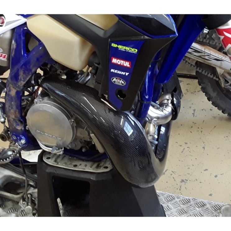 Protège pot carbone SHERCO 250/300 2 temps 2024 à 2027