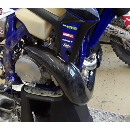 Protège pot carbone SHERCO 250/300 2 temps 2024 à 2027