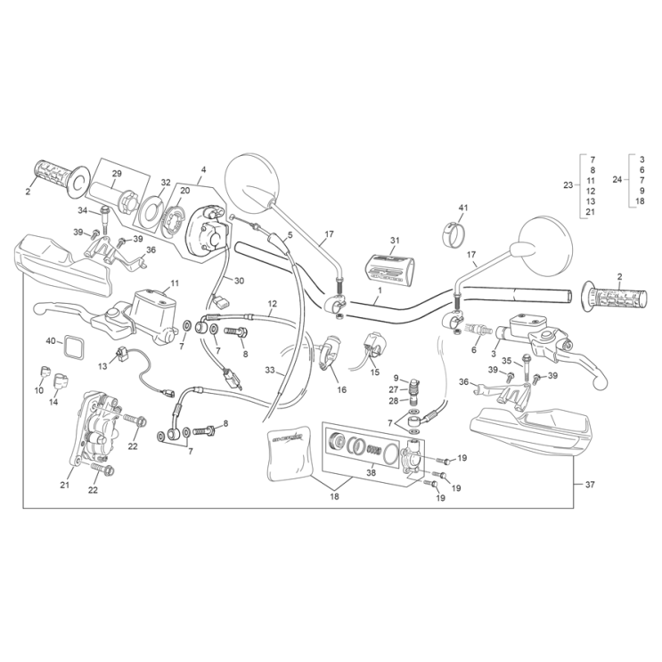 GUIDON SHERCO 300 SE FACTORY 2025