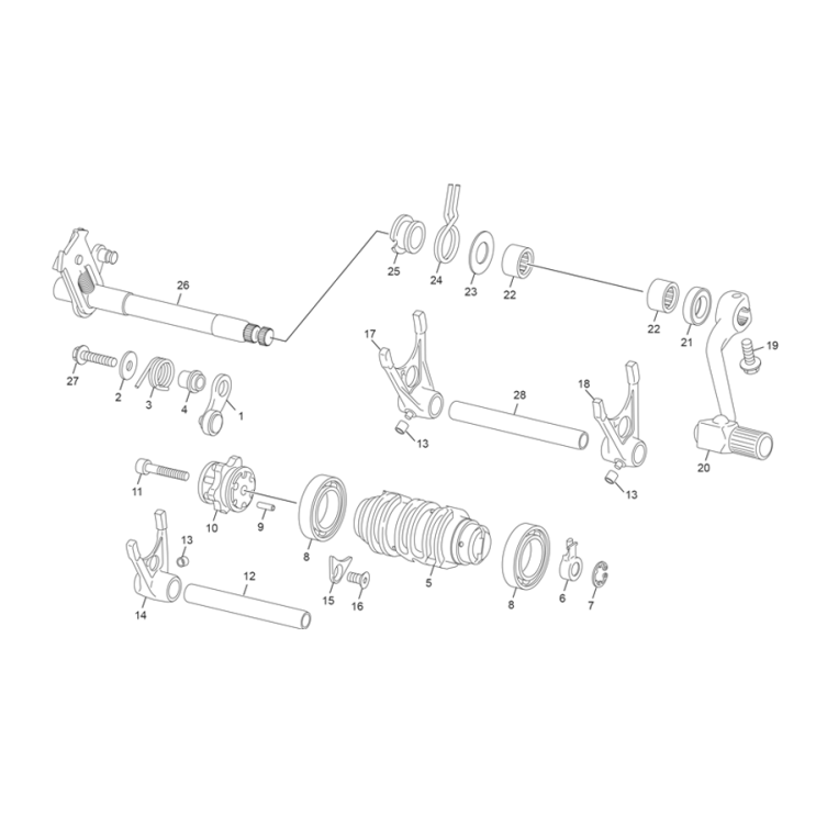 SÉLECTEUR SHERCO 300 SE-F FACTORY 2025