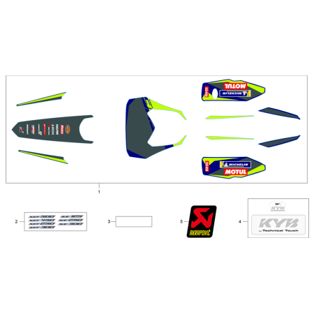 ADHÉSIFS SHERCO 450 SE-F...