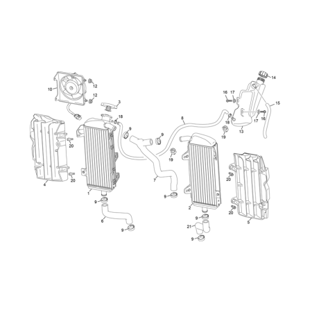 RADIATEUR SHERCO 250 SE-F...
