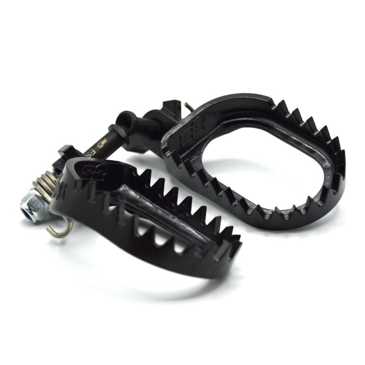 Repose-pieds S3 Punk acier noir SHERCO