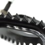 Repose-pieds S3 noir Punk acier pour moto SHERCO
