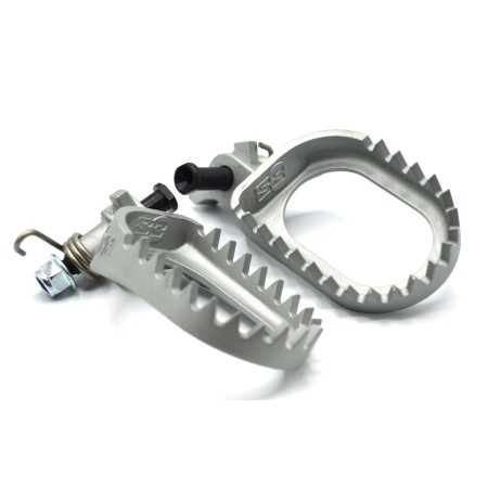 Repose pieds noir S3 Punk acier pour SHERCO