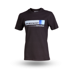 TSHIRT FADE BLACK GREY HOMME 