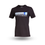 TSHIRT FADE BLACK GREY HOMME 