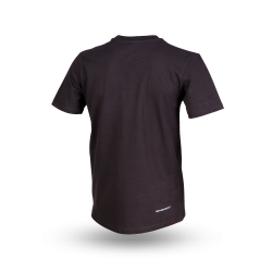 TSHIRT FADE BLACK GREY HOMME 