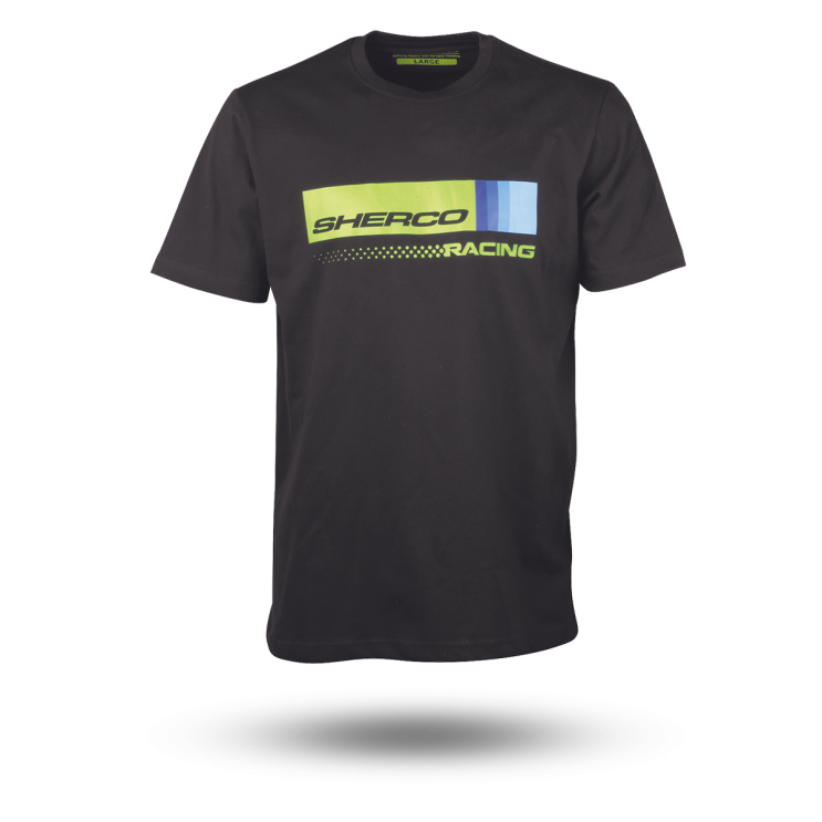 TSHIRT FADE BLACK FLUO HOMME 