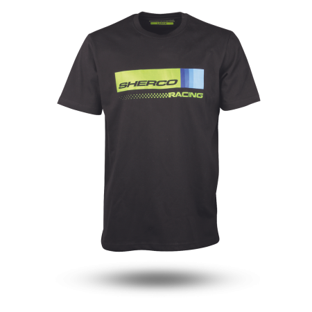 TSHIRT FADE BLACK FLUO HOMME 