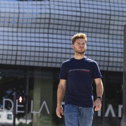 TSHIRT CURB NAVY HOMME 