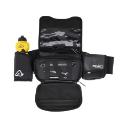 Sacoche banane grand volume noir blanc ACERBIS pour moto