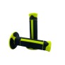 Paire de poignées Sherco noir jaune fluo soft
