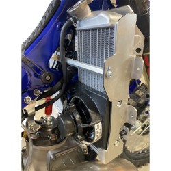 PROTECTIONS DE RADIATEURS SHERCO INOX + GRILLE ALU 250/300 2T et 4T SE/SEF FACTORY 2025/2026