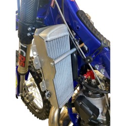 PROTECTIONS DE RADIATEURS SHERCO INOX + GRILLE ALU 250/300 2T et 4T SE/SEF FACTORY 2025/2026
