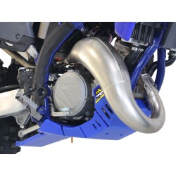 Sabot Sherco SE125 FACTORY 2025 avec protection de biellette bleu 