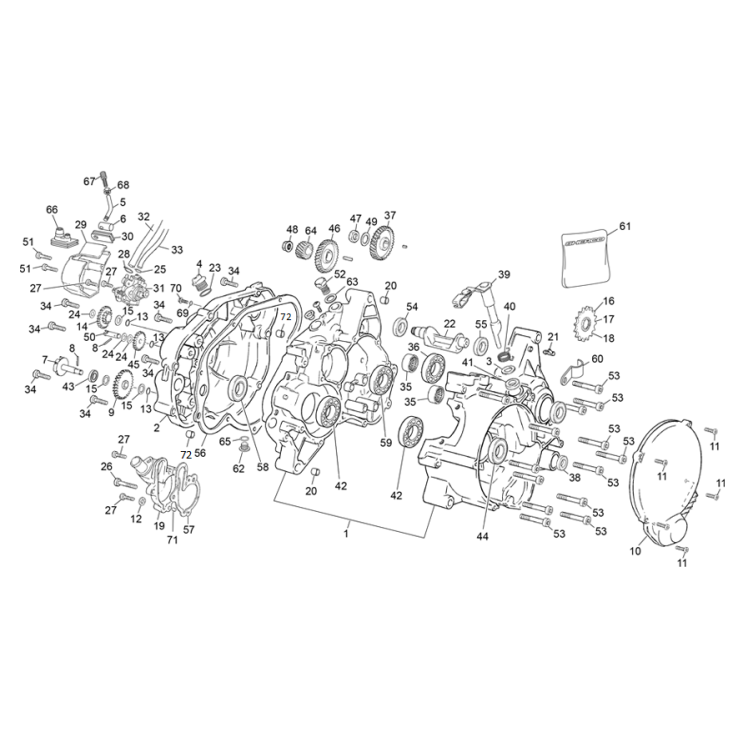 VUE ECLATEE GROUPE CARTERS SHERCO 50 SM RS 2024