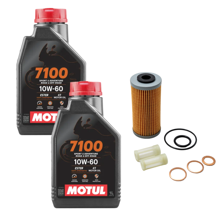 Pack vidange MOTUL 7100 10W60 pour Sherco 250/300/450 SEF-R 2012 à 2025