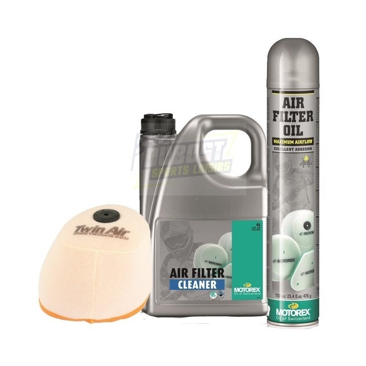Pack entretien Filtre à air MOTOREX/TWIN-AIR SHERCO 2T 2014 à 2024