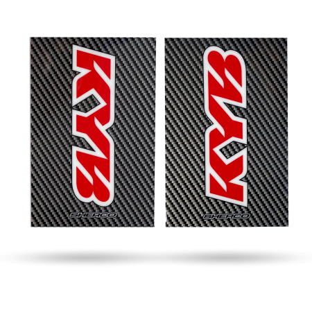 STICKERS PROTEC FOURCHE KYB SHERCO FACTORY CARBON 