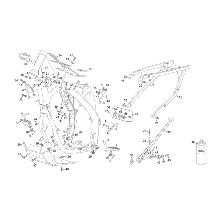CADRE SHERCO 125 SE FACTORY 2026