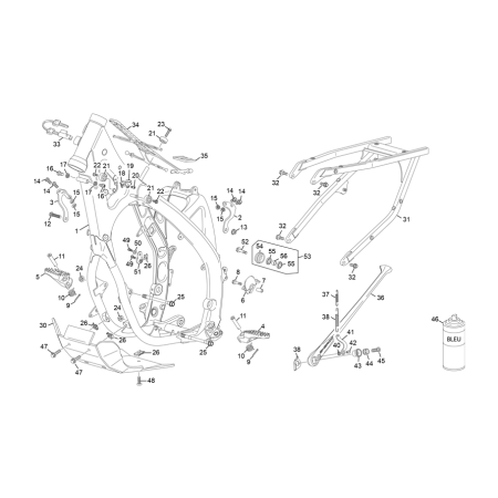 CADRE SHERCO 125 SE FACTORY...