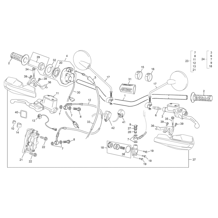GUIDON SHERCO 250 SE 2T FACTORY 2026