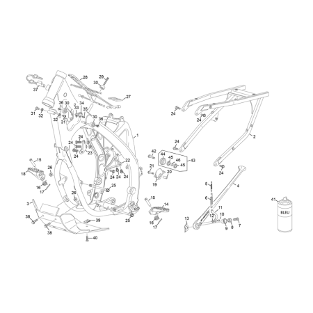 CADRE SHERCO 450 SE-F...