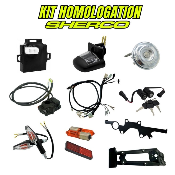 KIT HOMOLOGATION LIGHT ENDURO 2017 à 2024 