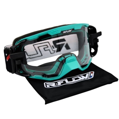 Masque R-Flow System NEXT Bleu turquoise/Noir 