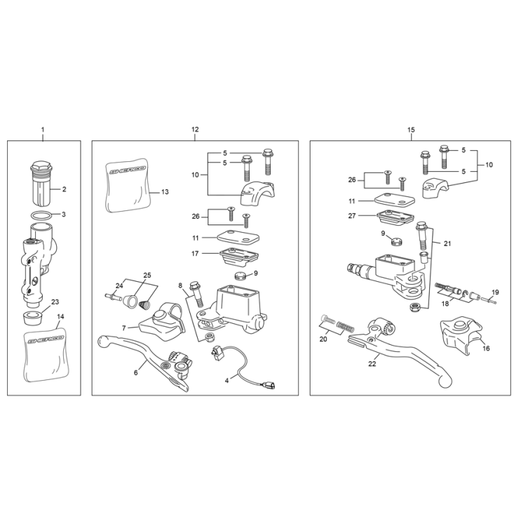 MAITRE CYLINDRE FREIN AVANT-ARRIÈRE