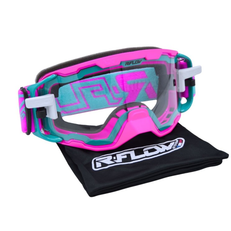 Masque R-Flow System NEXT Rose/Bleu Clair 