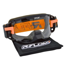 Masque R-Flow System NEXT Noir/Orange/Gris 