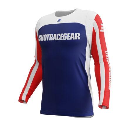 Maillot SHOT CONTACT MYTHIC Bleu et Rouge L 