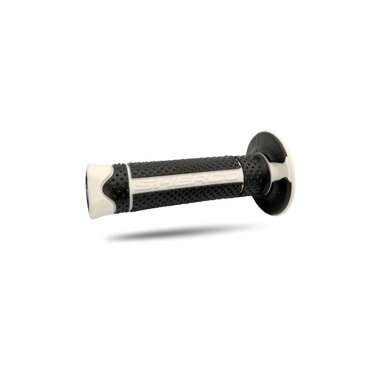 POIGNEE SHERCO PAIRE NOIR BLANC SOFT 