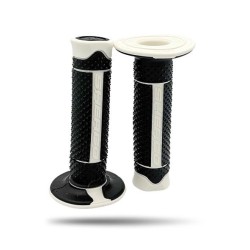 POIGNEE SHERCO PAIRE NOIR BLANC SOFT 