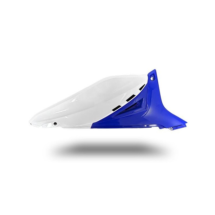 PLAQUE LATERALE G BLEUE BLANCHE END 