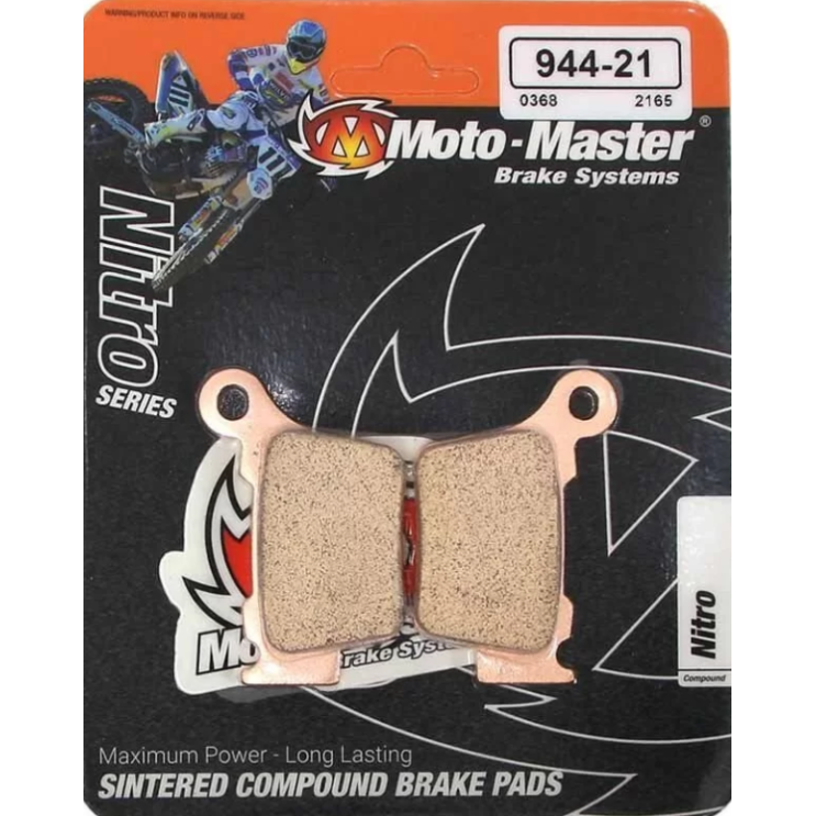 Plaquettes de frein arrière MOTOMASTER - Nitro 94421 