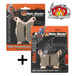 Pack de plaquettes de frein avant et arrière MOTO MASTER RACING pour SHERCO 125 et plus - 2012 à 2027