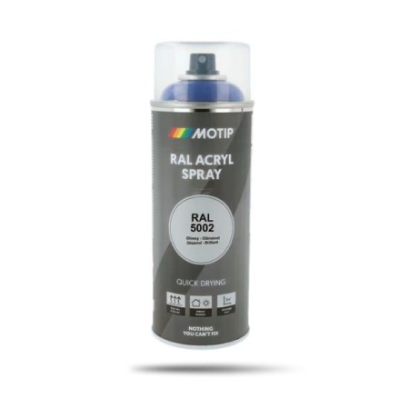 Bombe de peinture Motip Bleu pour Sherco 2012 à 2026 