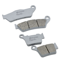 Pack plaquettes de freins avant et arrière Brembo Compétition pour Sherco SE-R et SEF-R 2012 à 2027