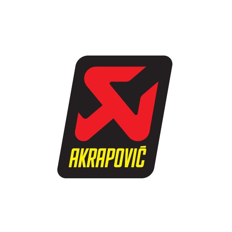 AUTOCOLLANT AKRAPOVIC 60 X 75 MM