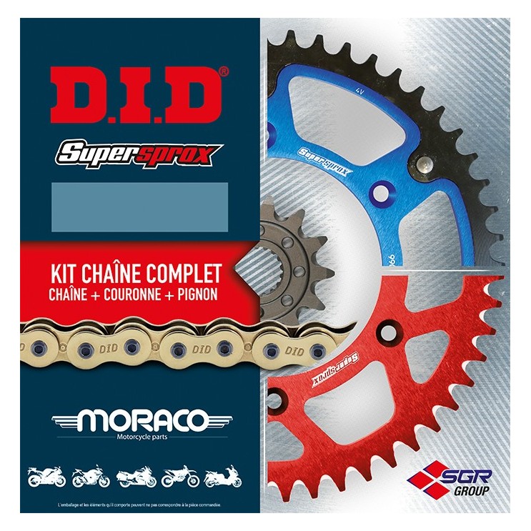 Kit chaine DID SHERCO 250/300 SEF-R 13/49 Kit chaine DID SHERCO 250/300 SEF-R 13/49