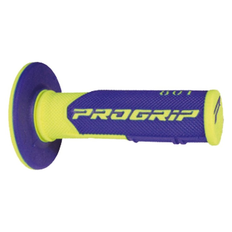 Poignées Progrip 801 Jaune Fluo/Bleu pour Sherco