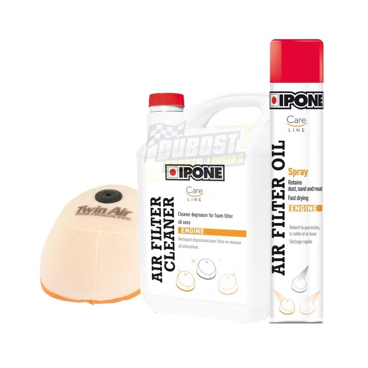 Pack entretien Filtre à air IPONE/TWIN AIR Sherco SEF-R/4T 2012 à 2019 Pack entretien Filtre à air IPONE/TWIN AIR Sherco SEF-R/4T 2012 à 2019