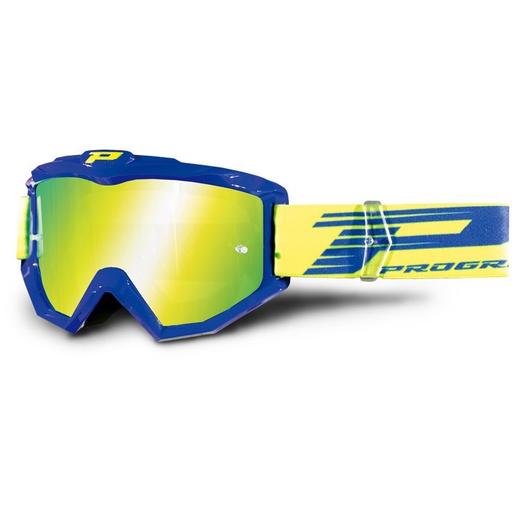 Lunettes PROGRIP ATZAKI Bleu Jaune Fluo