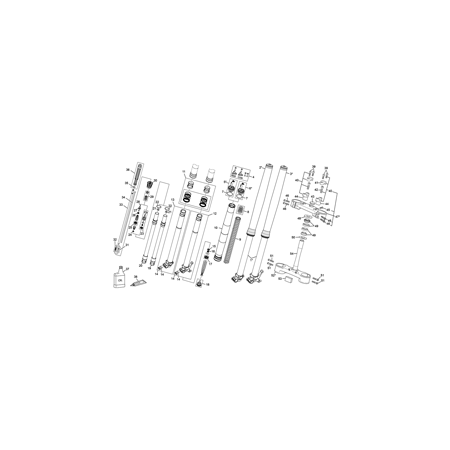 Fourche SHERCO 450 SEF FACTORY 2023