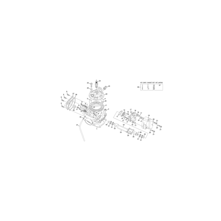 CYLINDRE - CULASSE SHERCO 250 SE FACTORY 2022  